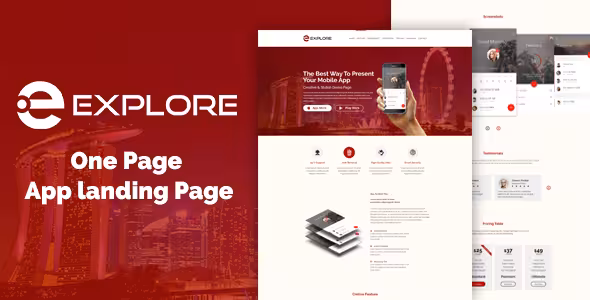 E-commerce online store template layout